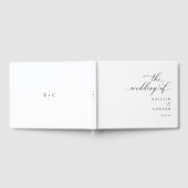 モダンエレガント結婚書 ゲストブック (全面)