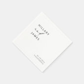 モダンエレガント結婚書 スタンダードカクテルナプキン (角)