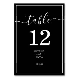 モダンエレガント結婚書 テーブルナンバー