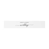 モダンエレガント結婚書 招待状ベリーバンド (フラット)