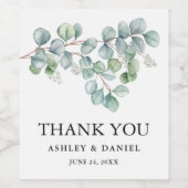 モダンエレガント結婚病 ワインラベル (シングルラベル)