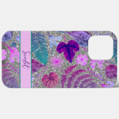 モダンエレガント緑の春と花Ca Case-Mate iPhoneケース (裏面 (横))