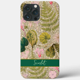 モダンエレガント緑の春と花Ca iPhone 13 Pro Maxケース
