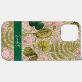 モダンエレガント緑の春と花Ca Case-Mate iPhoneケース (裏面 (横))