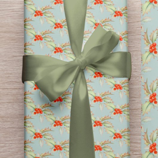 モダンエレガント緑包装 サテンリボン