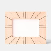 モダンエレガント線アート レーザー彫刻フレーム (正面)