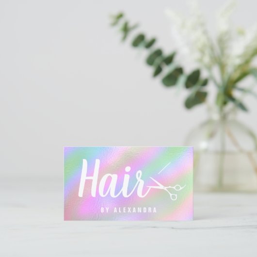 モダンエレガント線 名刺 (スタンド正面)