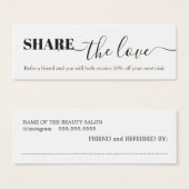 モダンエレガント美しいサロン (正面&裏面)