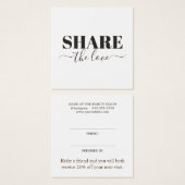 モダンエレガント美しいサロン (正面&裏面)