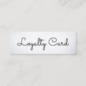 モダンエレガント美しいサロン ロイヤリティカード (正面)
