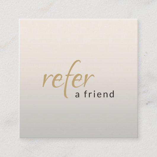 モダンエレガント美しいサロン 紹介カード (正面)