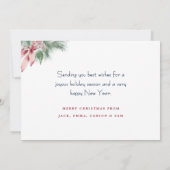 モダンエレガント聖降誕祭 シーズンカード (裏面)