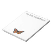 モダンエレガント自然シンプル（昆虫）オオカバマダラ、モナーク ノートパッド (回転)