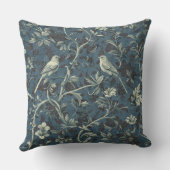 モダンエレガント花柄 クッション (裏面)