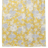 モダンエレガント菜の花 シャワーカーテン (正面)