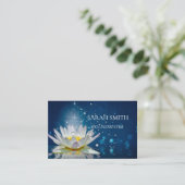 モダンエレガント蓮花名刺 名刺 (スタンド正面)