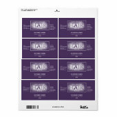 モダンエレガント血清標識 ラベル (フルシート)