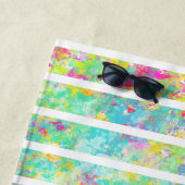 モダンエレガント調色の絵を描文字 ビーチタオル (インサイチュ)