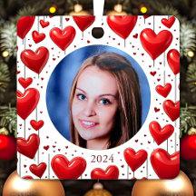 モダンエレガント赤いハート