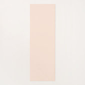 モダンエレガント赤面ピンクモノグラム ヨガマット (裏面)