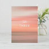 モダンエレガント赤面結婚ピンクの表番号 (スタンド正面)