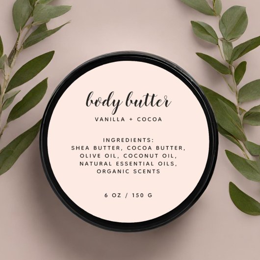 モダンエレガント赤面 ラウンドシール