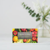 モダンエレガント野菜の栄養ライフ 名刺 (スタンド正面)