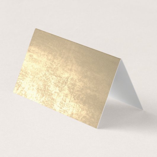 モダンエレガント金ゴールドサンキューカード 名刺 (裏面)