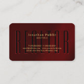 モダンエレガント金ゴールドタイポグラフィスクリプト名不動産仲介業者 名刺 (裏面)