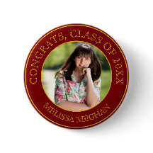 モダンエレガント金ゴールドタイポグラフィ大学院写真プレゼント