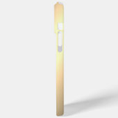 モダンエレガント金ゴールドモノグラムの名 Case-Mate iPhoneケース (裏面 / 左)