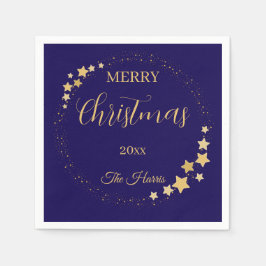 モダンエレガント金ゴールド スタンダードカクテルナプキン