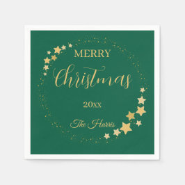 モダンエレガント金ゴールド スタンダードカクテルナプキン