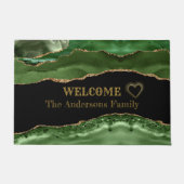 モダンエレガント金ゴールド ドアマット (正面)