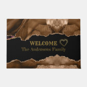 モダンエレガント金ゴールド ドアマット (正面)