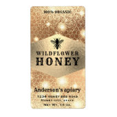 モダンエレガント金ゴールド ラベル (正面)