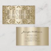 モダンエレガント金ゴールド 名刺 (正面/裏面)