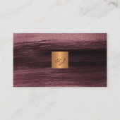 モダンエレガント金ゴールド 名刺 (正面)