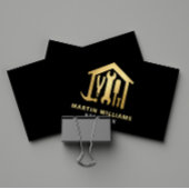 モダンエレガント金ゴールド 名刺