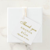 モダンエレガント金結婚本 フェイバータグ (インサイチュ)