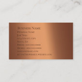 モダンエレガント銅エンボス企業の業 名刺 (裏面)