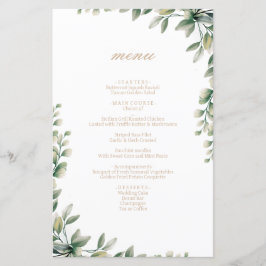 モダンエレガント離れユ結婚ーカリのメニュー