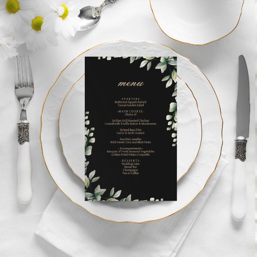 モダンエレガント離れユ結婚ーカリのメニュー