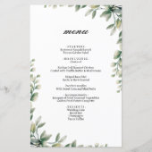 モダンエレガント離れユ結婚ーカリのメニュー (正面)