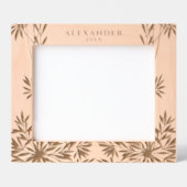 モダンエレガント離れ木製レーザー彫刻 レーザー彫刻フレーム (正面)