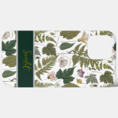 モダンエレガント離れ草の春と花 Case-Mate iPhoneケース (裏面 (横))