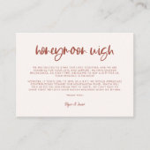 モダンエレガント雪ピンク エンクロージャーカード (正面)