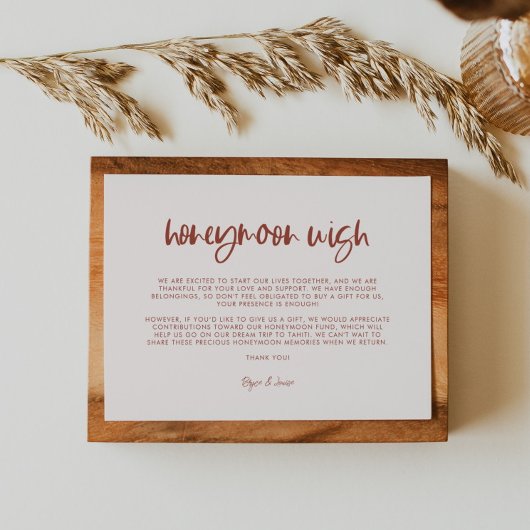 モダンエレガント雪ピンク エンクロージャーカード