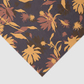 モダンエレガント黄橙色ダークグレー 薄葉紙 (詳細)