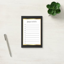 モダンエレガント黒のモノグラムの金ゴールド